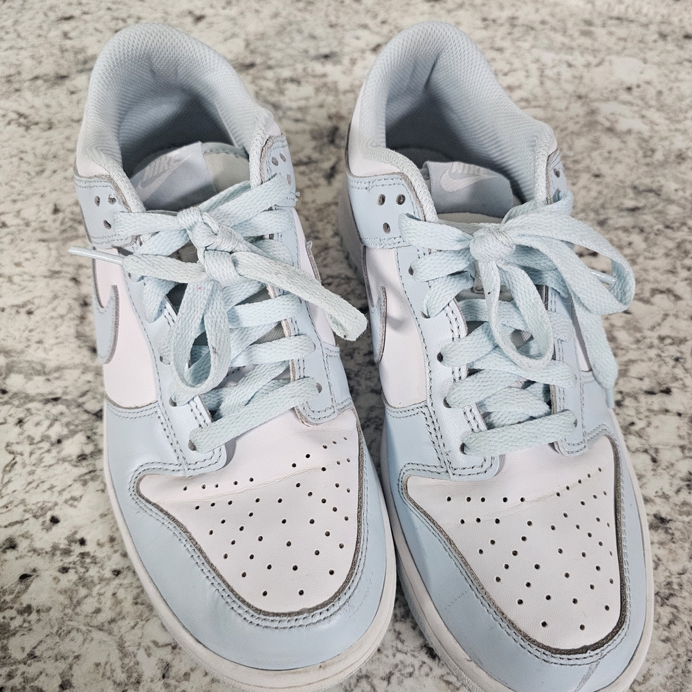Light Blue and White Sneakers
